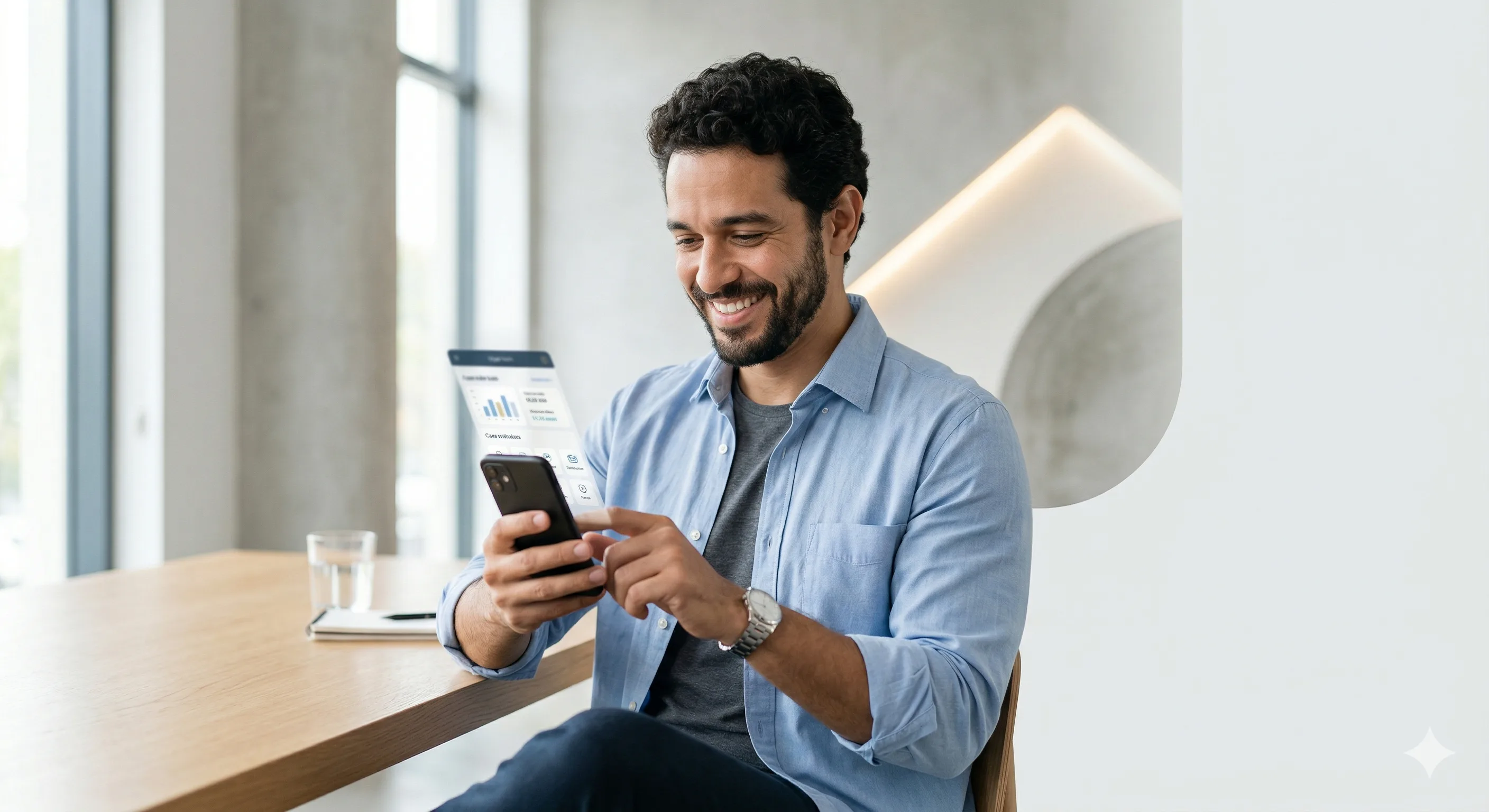 Perito Judicial utilizando o Perilab no smartphone